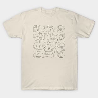 Lineart Purr T-Shirt